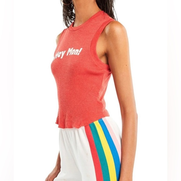 Wildfox Tops - ❤️WILDFOX COUTURE HEY MON RIBBED KEATON TANK TOP S